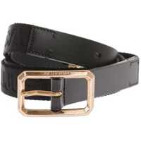 Curele 25Mm Fabric Belt With Leather Details Barbati
