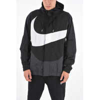 Jachete Hooded Jacket With Hidden Buttons Barbati
