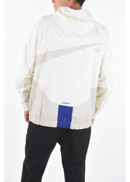 Jachete Nike Hooded Jacket With Hidden Buttons Beige Barbati (BM 8576031) 2