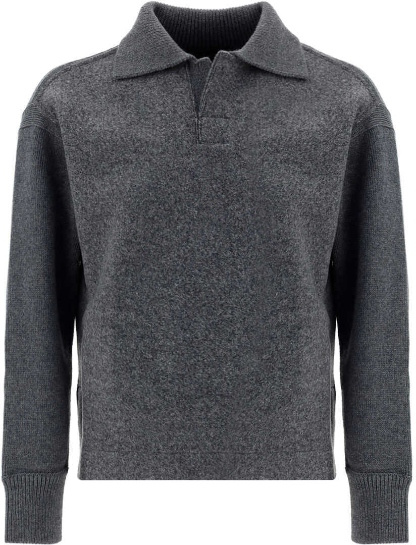 Ermenegildo Zegna Polo Knit CYY52BS2 GRIGIO MEDIO UNITO