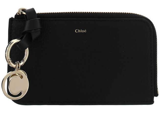 Chloe Chloé Alphabet Wallet CHC21WP944F57 BLACK