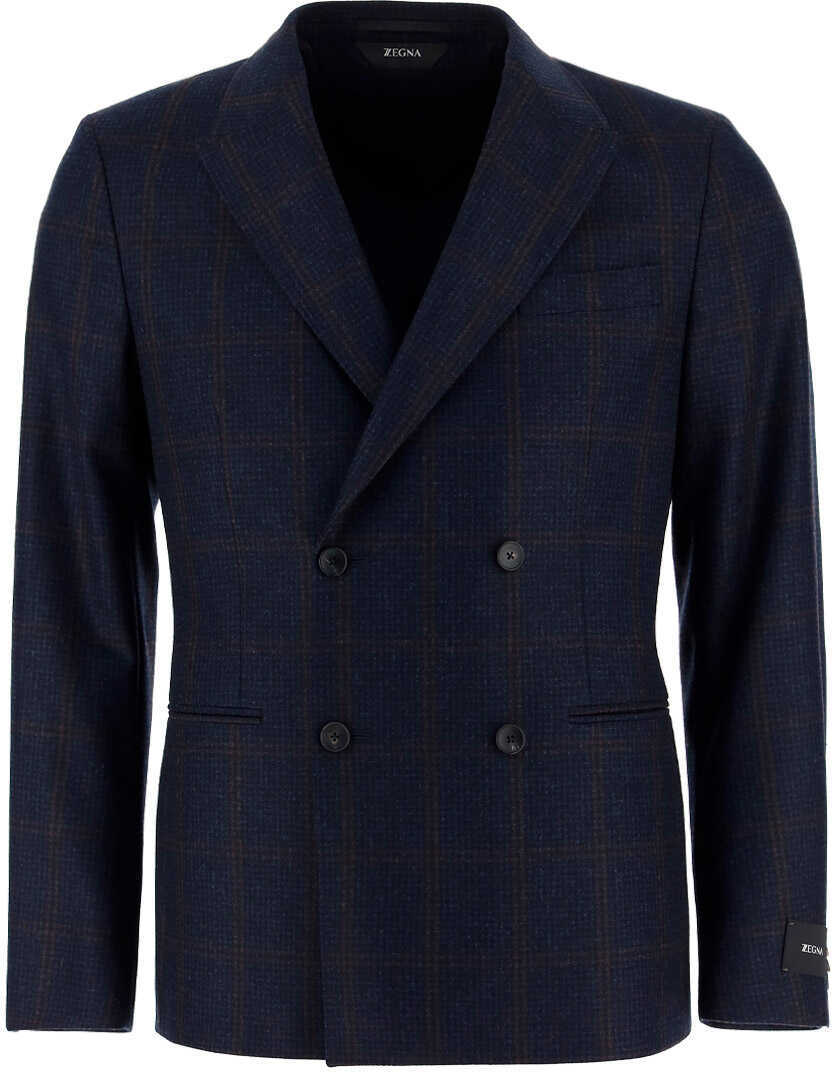 Z Zegna Jacket 2507051GS4G0 MARRONE MEDIO RIGATO