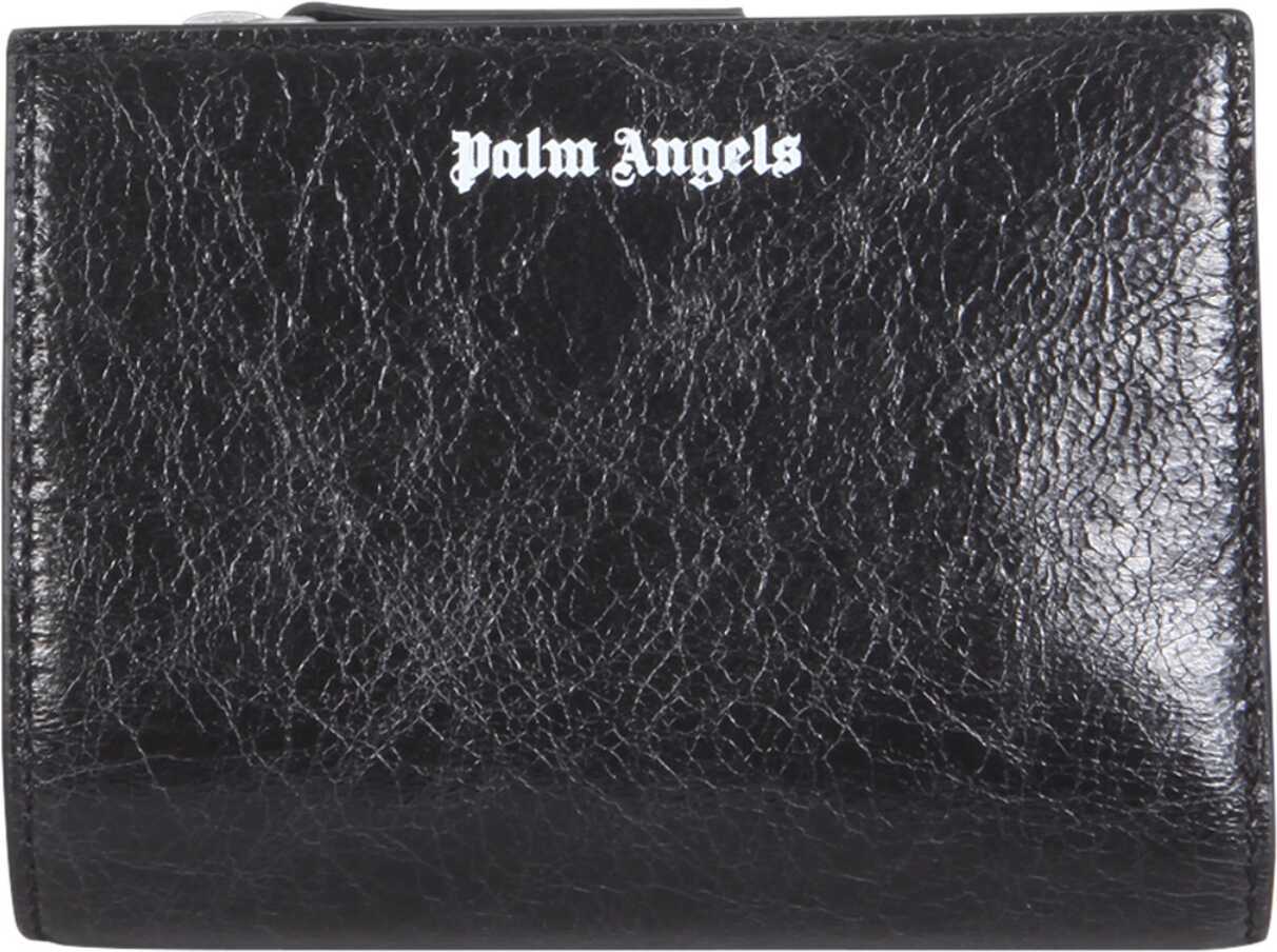 Palm Angels Leather Wallet PMNC019_F21LEA0021001 BLACK