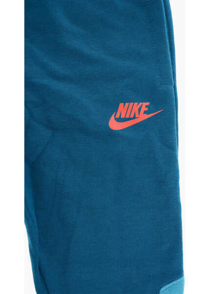Pantaloni casual Nike Logo Printed Jogger Light Blue Baieti (BM 8582400) 2