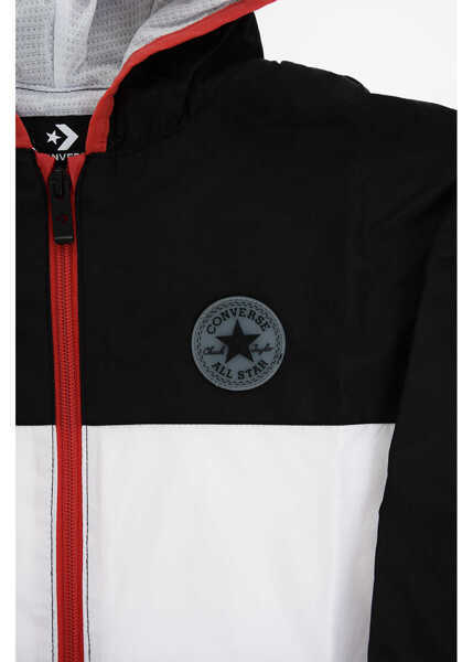 Bluze de trening Converse All Star Hoodie Jacket Black Baieti (BM 8582406) 2