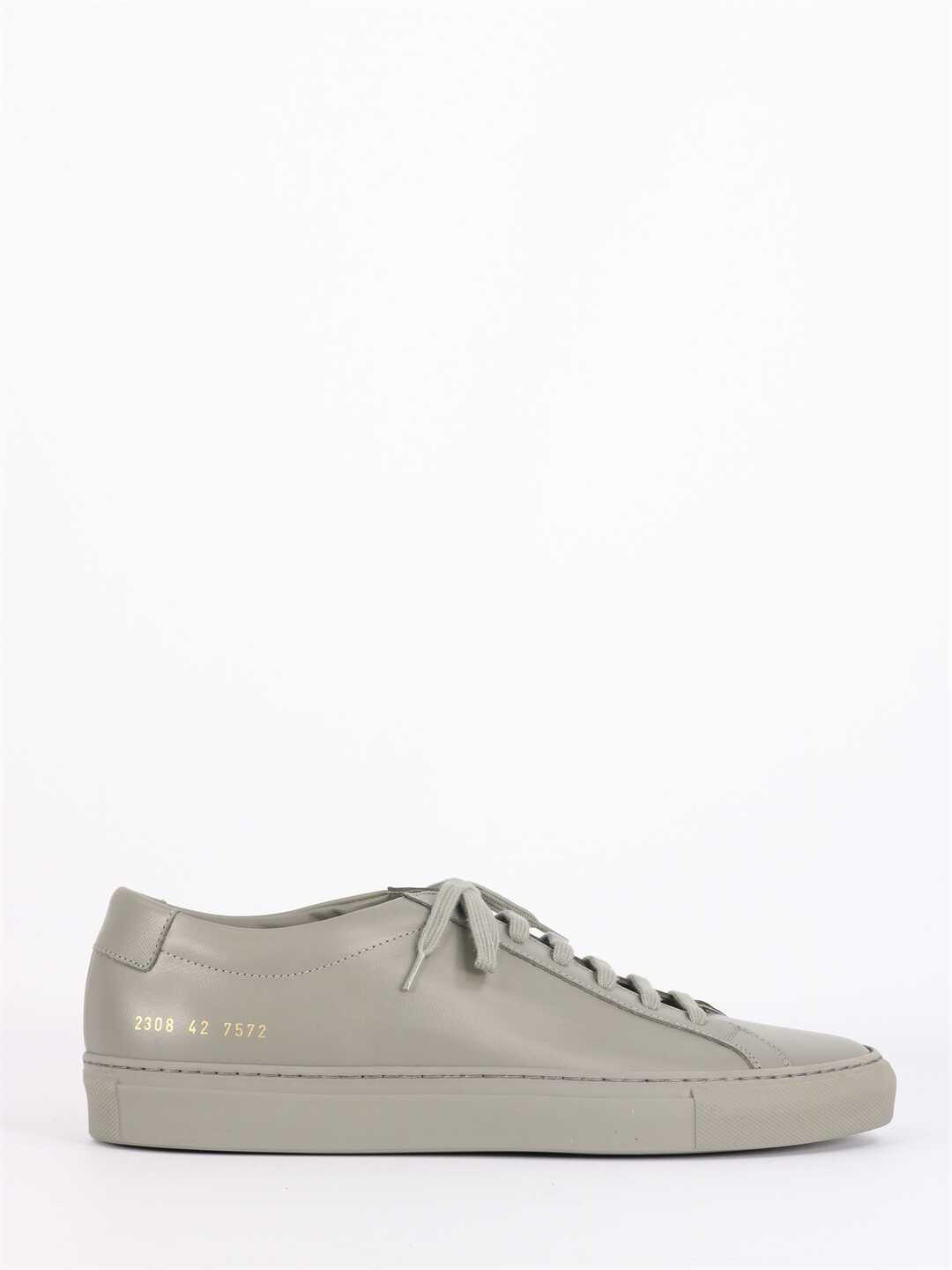 Common Projects Original Achilles Low Gray Sneakers 2308 Grey