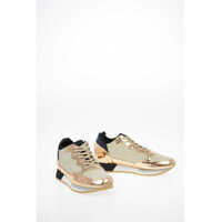 Sneakers Fabric And Leather Bright Sneakers Femei