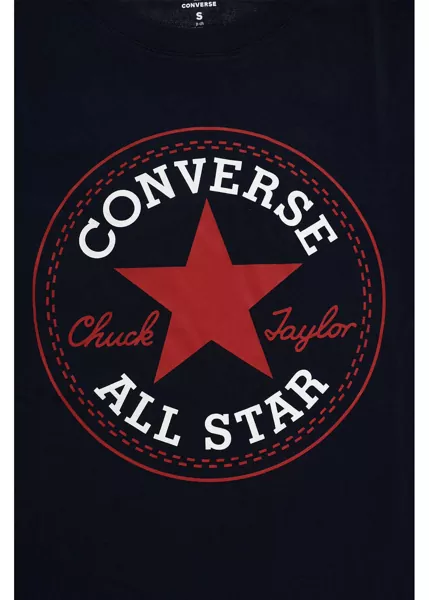 Tricouri Converse All Star Printed T-Shirt Blue Baieti (BM 8591157) 2