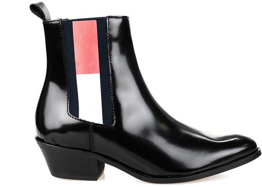 Papuci Tommy Hilfiger EN0EN00711 Czarny Femei (BM 8591535) 4