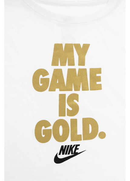 Tricouri Nike Long Sleeve Printed T-Shirt White Baieti (BM 8591667) 2