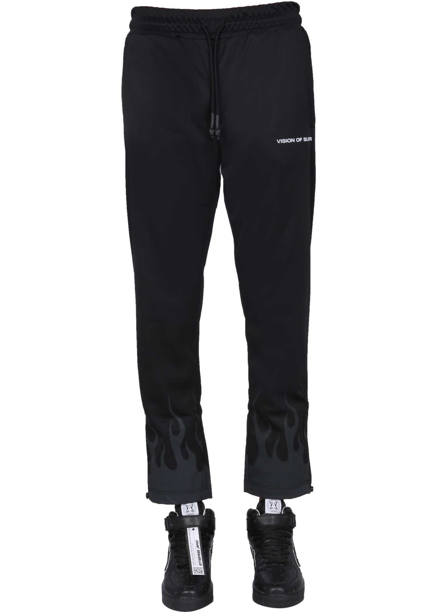 Vision of Super Jogging Pants With Logo VOS/16TRKBLACK_BLACK BLACK
