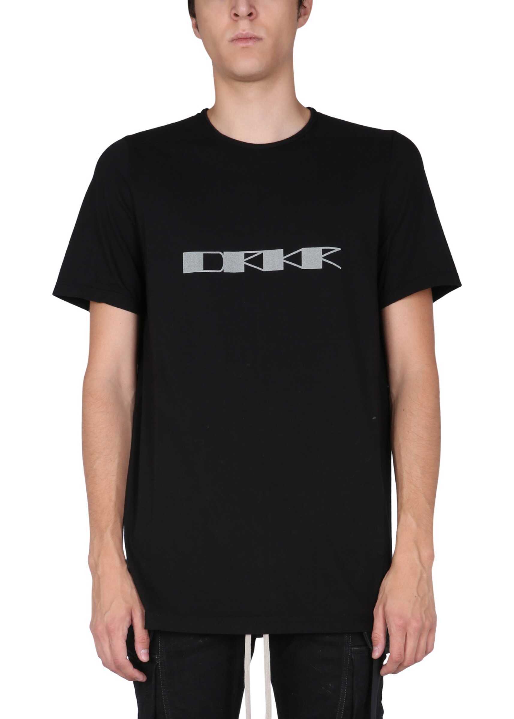 Rick Owens Level T T-Shirt DU02A3250_RENP60961 BLACK