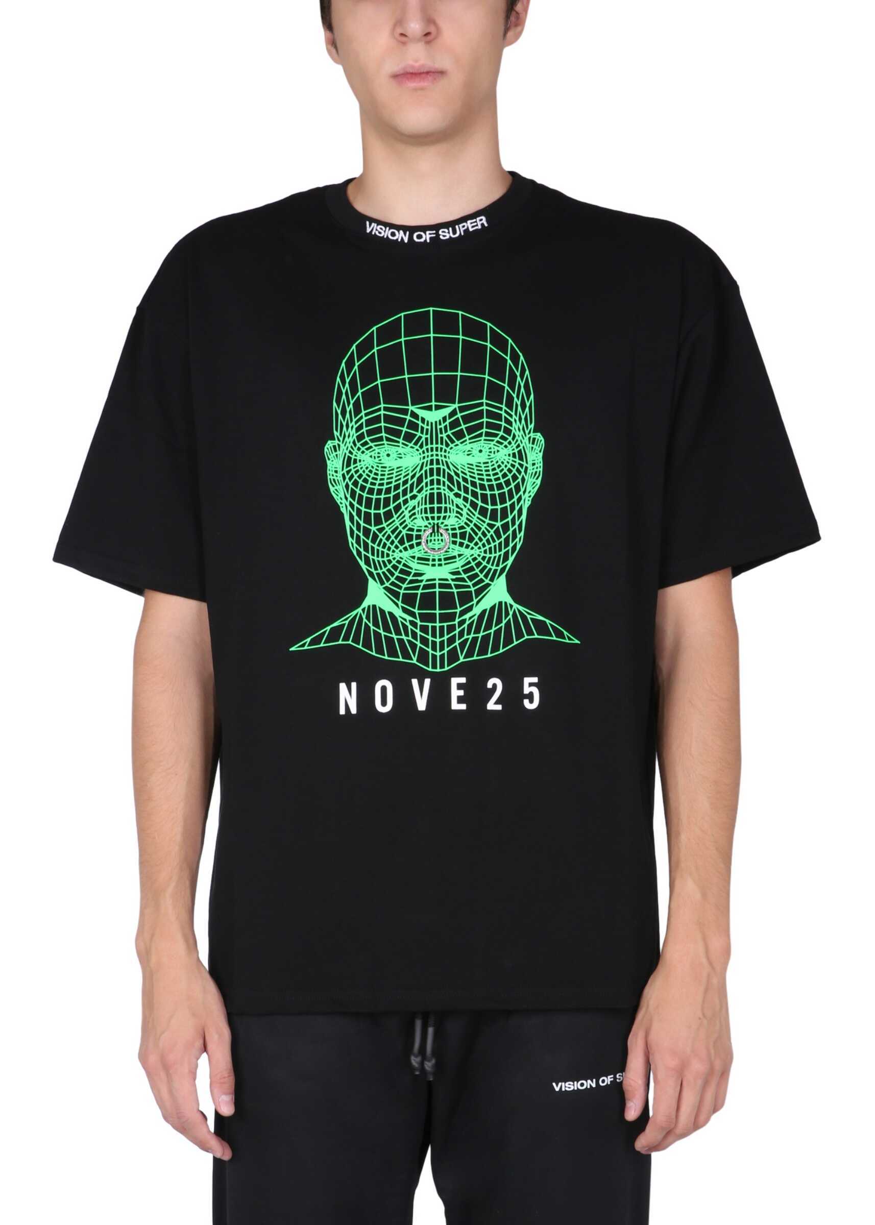 Vision of Super X Nove25 T-Shirt VOS/B1925GREEN_BLACK BLACK