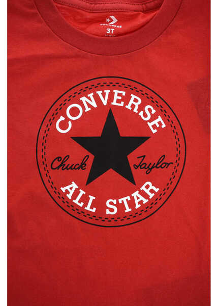 Tricouri Converse All Star Chuck Taylor Printed T-Shirt Red Baieti (BM 8592003) 2