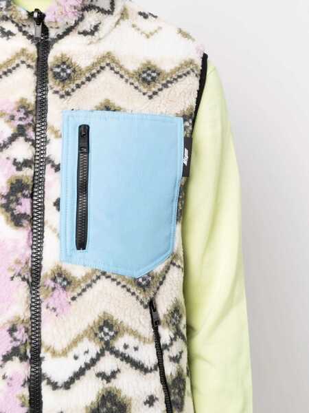 Jachete MSGM Fleece Sherpa Vest MULTICOLOUR Barbati (BM 8592099) 5