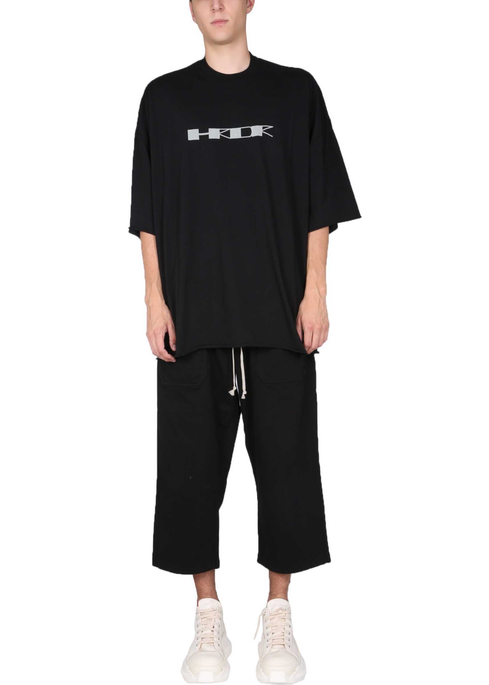 Rick Owens "Tommy" T-Shirt DU02A3259_RNEP50961 BLACK