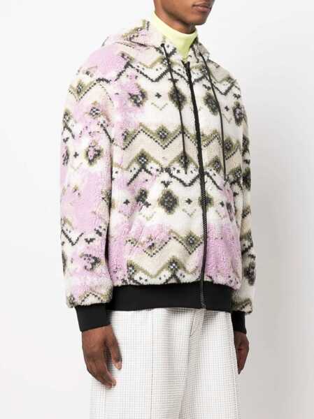 Jachete MSGM Fleece Sherpa Jacket MULTICOLOUR Barbati (BM 8592174) 3