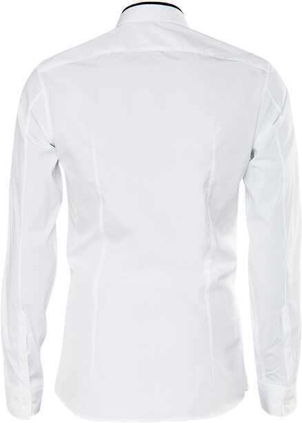 Camasi Neil Barrett Tuxedo Grosgrain Collar Detail BCM004C-R010C White Barbati (BM 8592249) 2