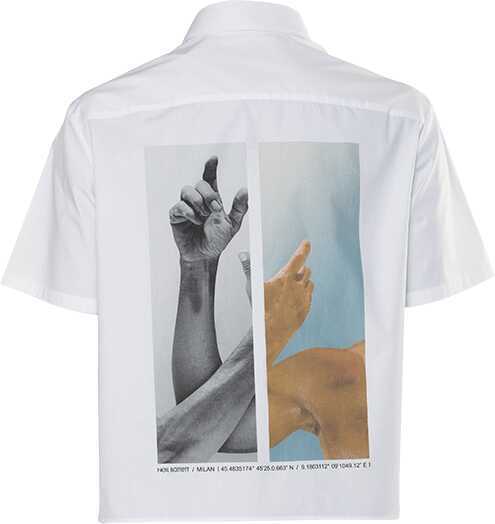 Camasi Neil Barrett The Other Hand / 03 Series BCM013S-R010S White Barbati (BM 8592564) 2