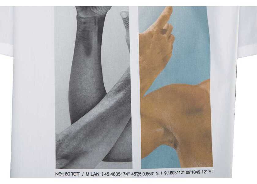 Camasi Neil Barrett The Other Hand / 03 Series BCM013S-R010S White Barbati (BM 8592564) 3