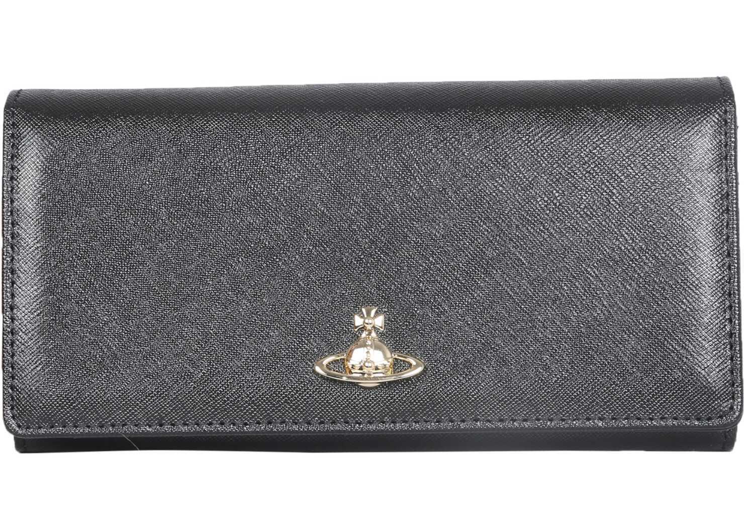 Vivienne Westwood Victoria Continental Wallet 51060025_40565N421 BLACK