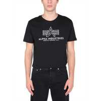 Tricouri Alpha Industries T-Shirt With Embroidered Logo