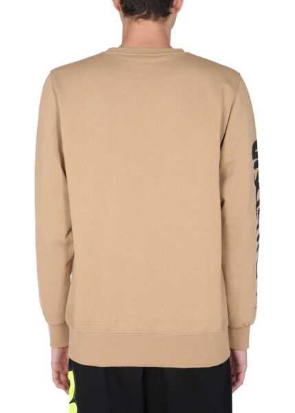 Bluze Disclaimer Crew Neck Sweatshirt BROWN Barbati (BM 8592960) 4