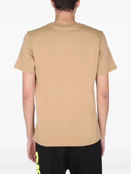Tricouri Disclaimer T-Shirt With Screen Print BROWN Barbati (BM 8593032) 3