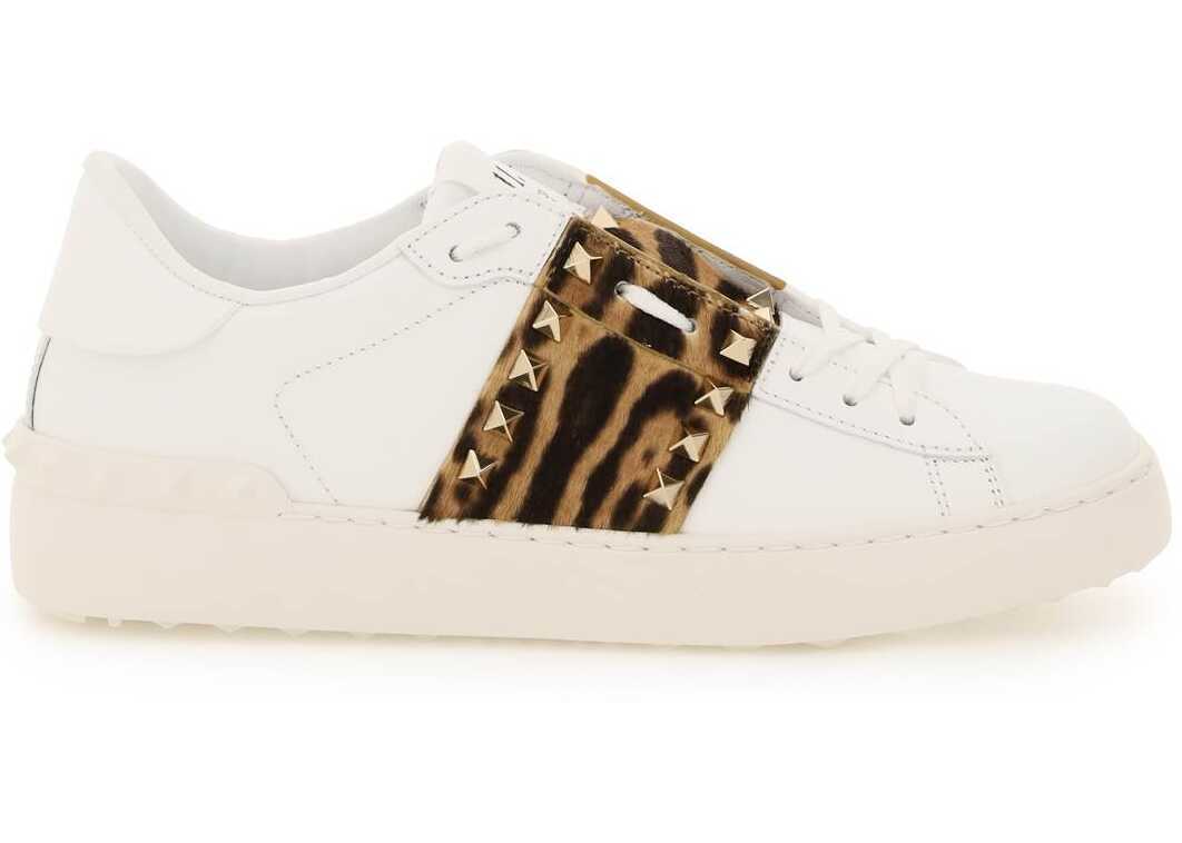 Valentino Garavani Rockstud Untitled Sneakers WW2S0A01SCM BIANCO MACULATO BIANCO