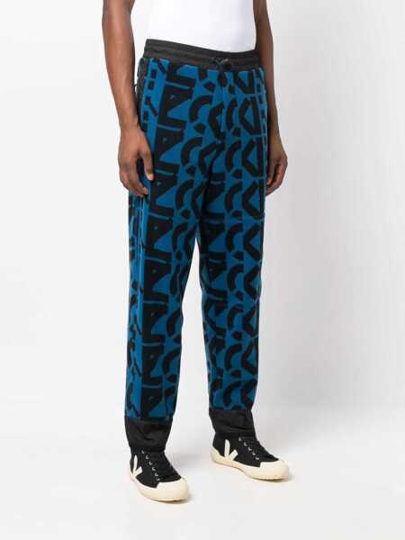 Pantaloni casual Kenzo Jogging Pants With Monogram Logo BLUE Barbati (BM 8595816) 3