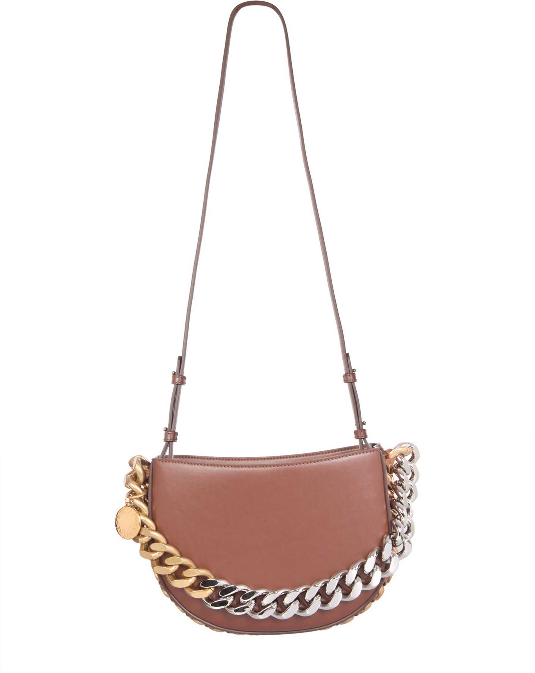 Stella McCartney Frayme Shoulder Bag 700237_W88397773 BROWN