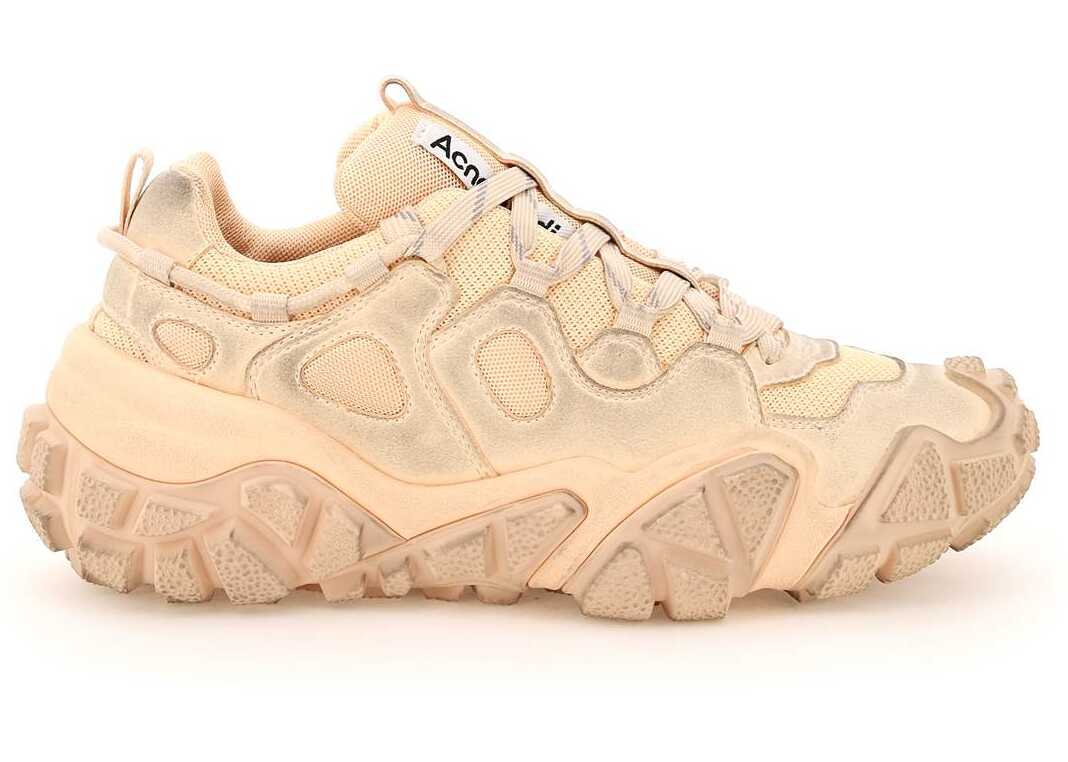 Acne Studios Bolzter Tumbled Sneakers AD0307 BLUSH PINK