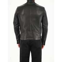 Geci biker pentru Barbati - Geci de piele Salvatore Santoro Leather Biker Jacket BLACK Barbati (BM 8596446) - B-mall.ro