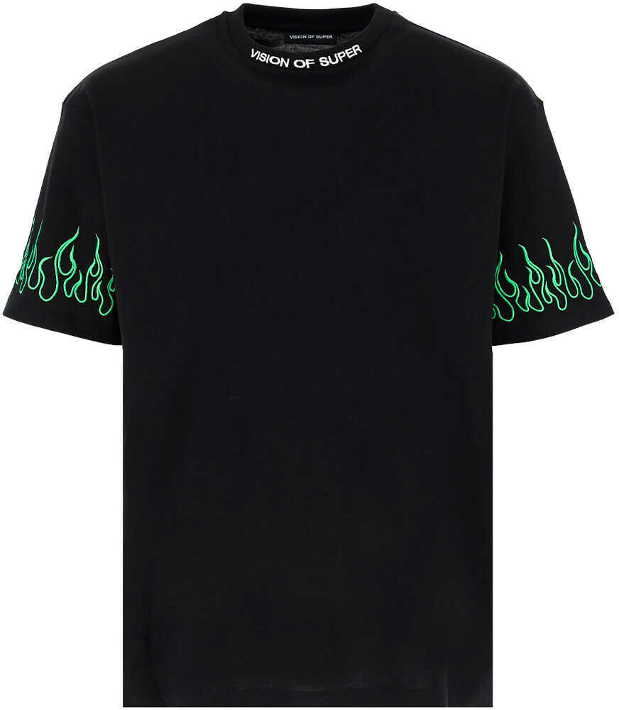 Vision of Super T-Shirt B1GREENFL BLACK
