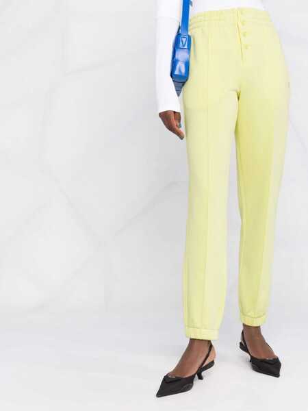 Pantaloni de trening HELMUT LANG Jogging Pants With Buttons YELLOW Femei (BM 8596875) 5
