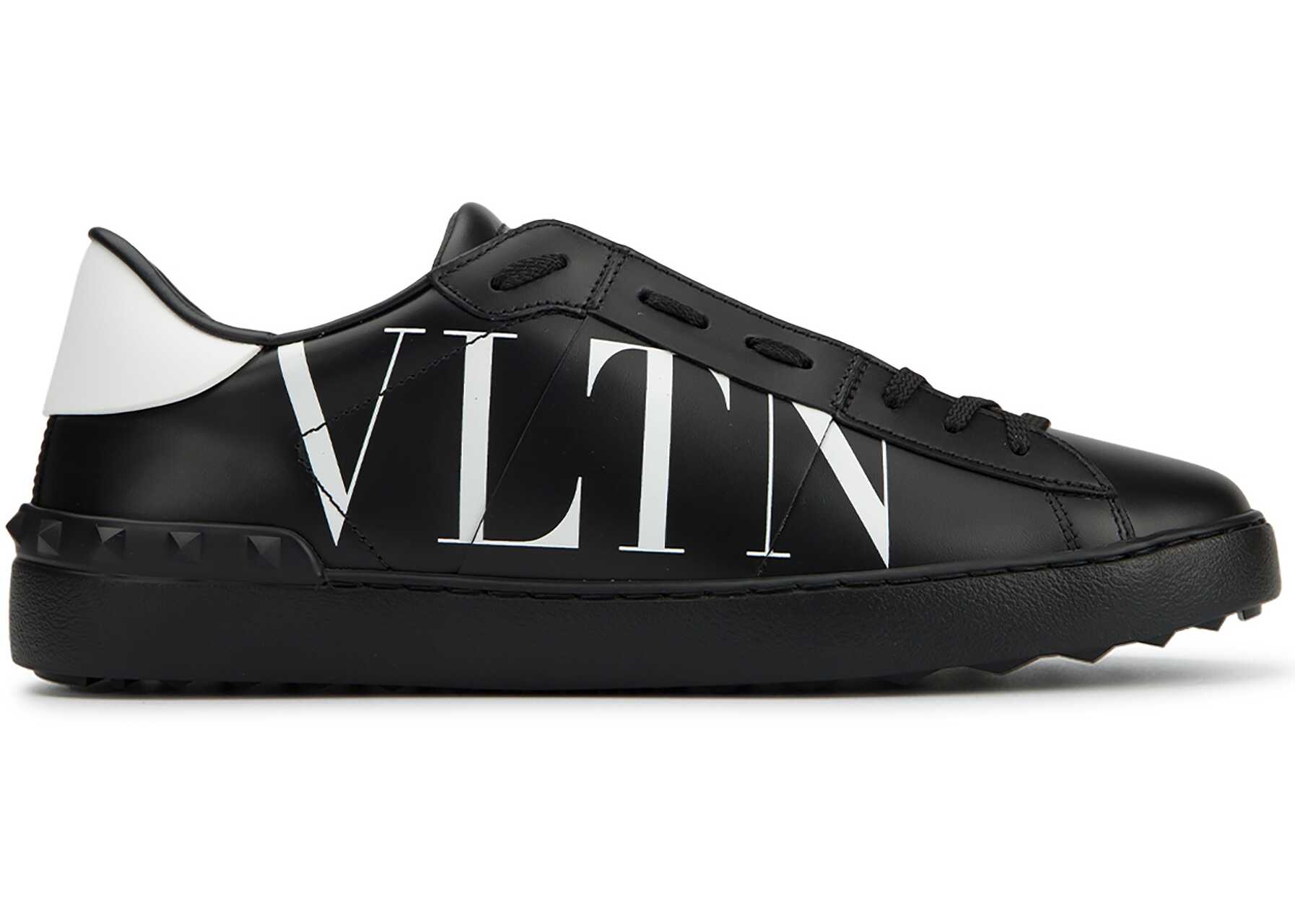 Valentino Garavani Open Sneaker With VLTN Print WY2S0830-XZU-0NI Black / White