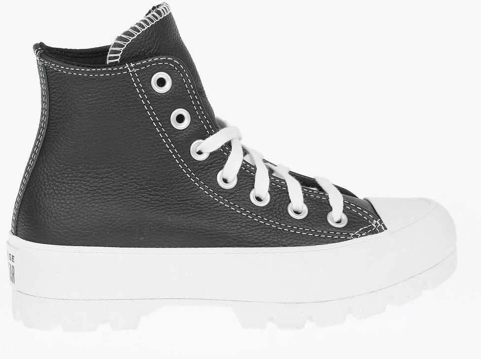 Sneakers Converse All Star Leather Sneakers Black Femei (BM 8598687) 3