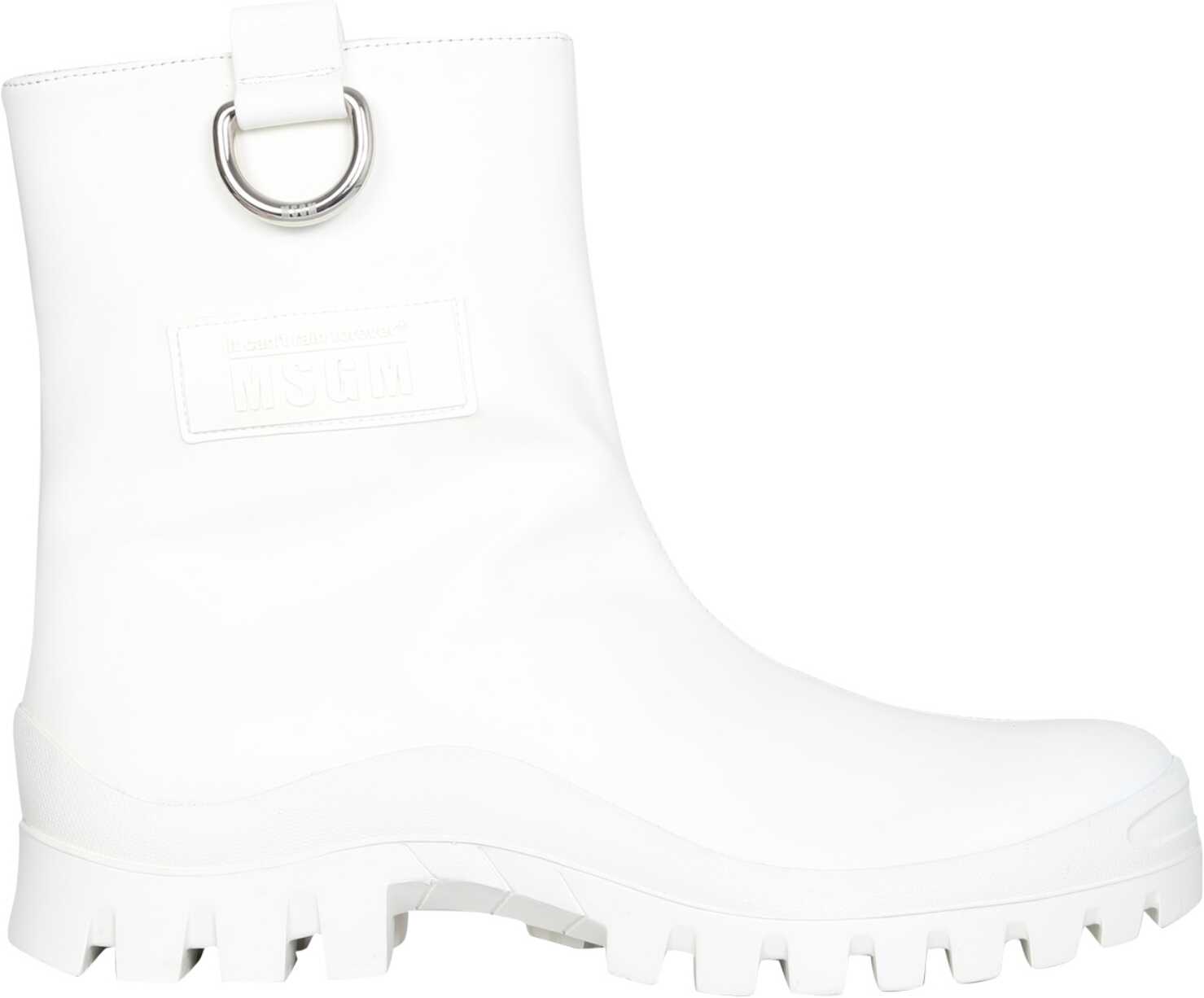 Poze MSGM Rain Boots WHITE