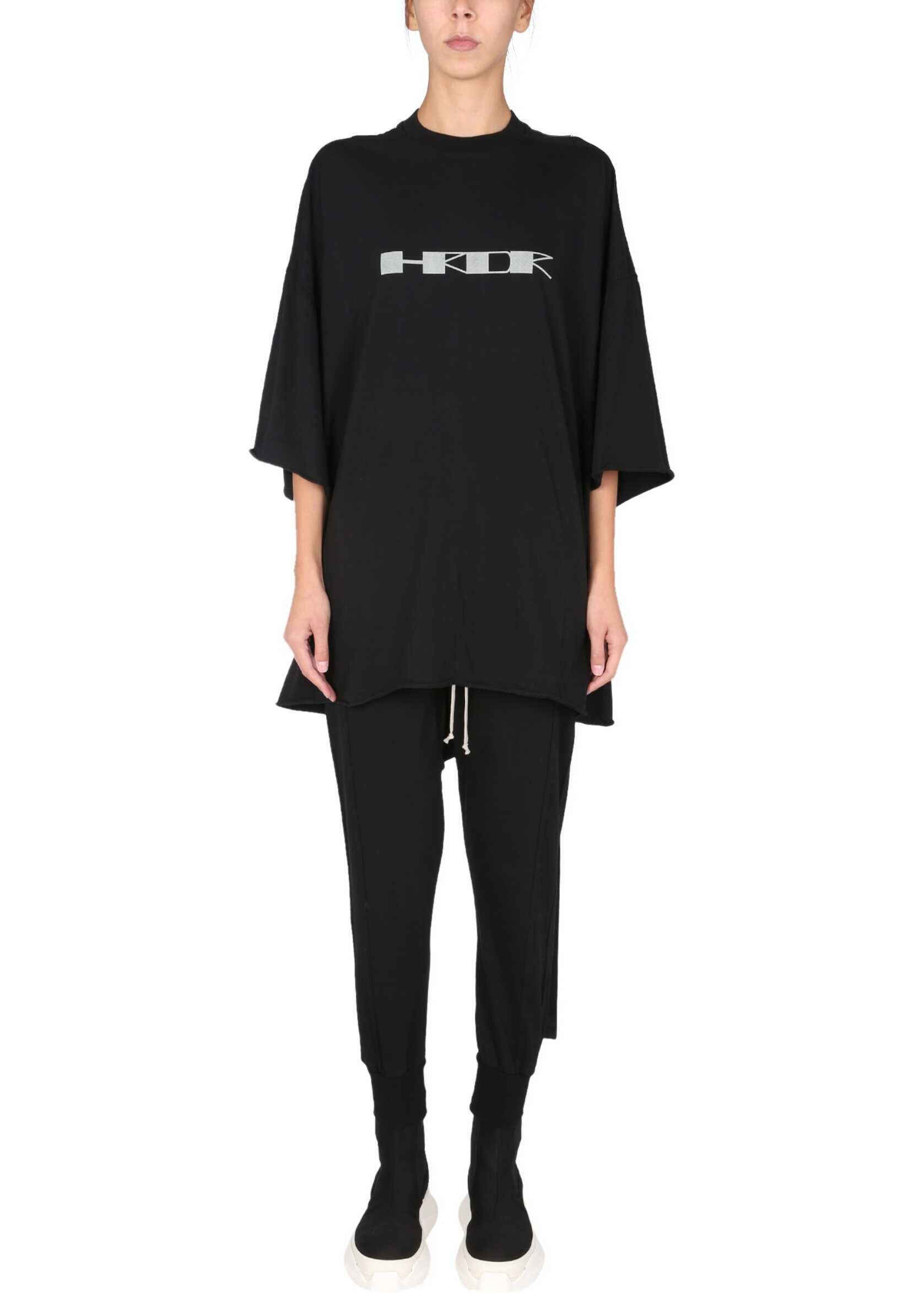 Rick Owens "Tommy" T-Shirt DS02A3209_RNEP50961 BLACK