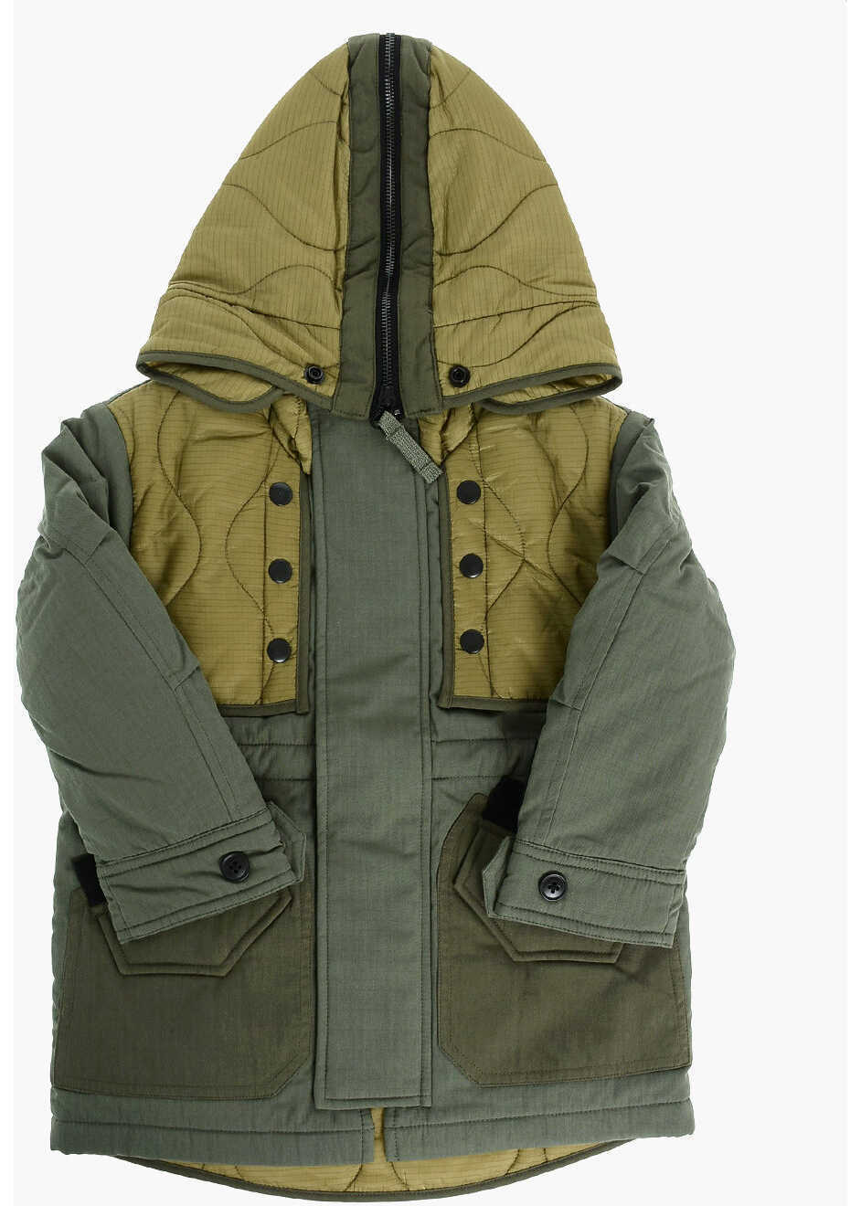 Geci Fete Diesel Hooded Jkovik Puffer