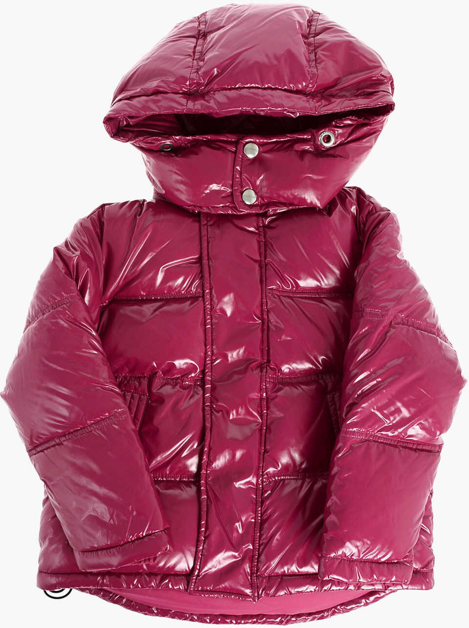 Diesel Kids Removable Hooded Jallen Down Jacket Pink