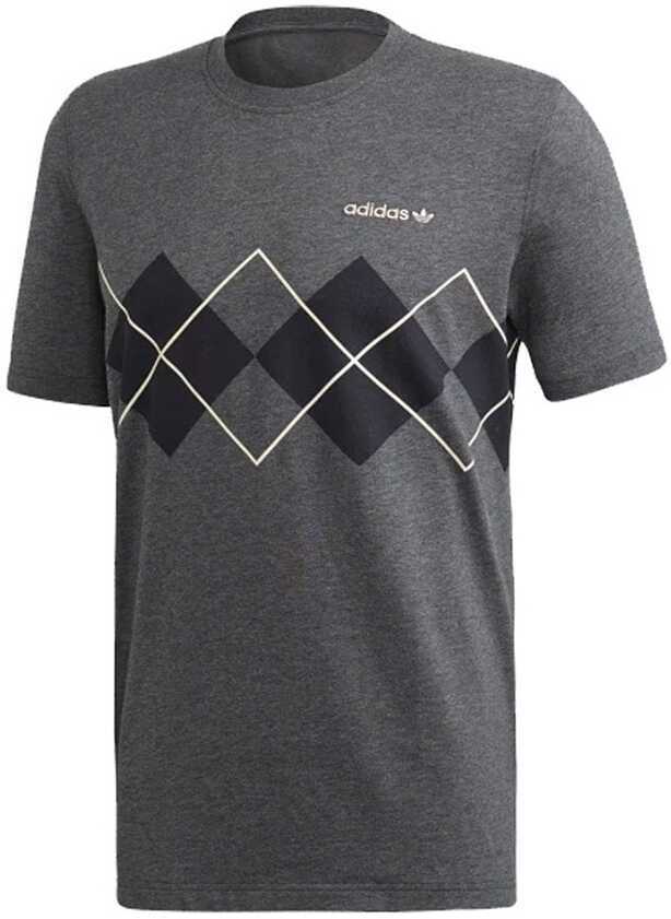 adidas Argyle Tee FM3421 Grey