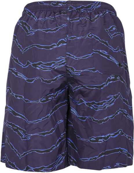 Bermude Marcelo Burlon Cross Swimsuit BLUE Barbati (BM 8604291) 4