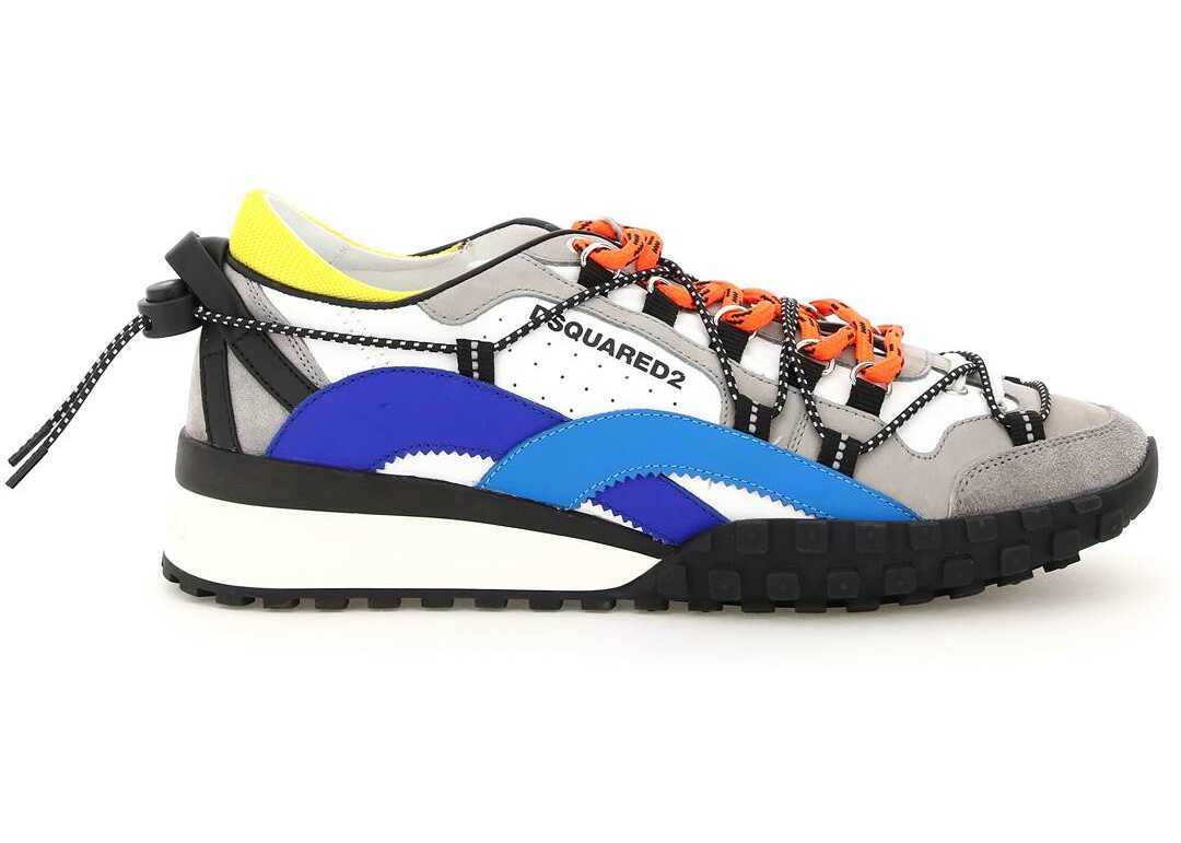 DSQUARED2 Legen Double Wage Multicolour Sneakers SNM0200 21304364 GRIGIO BLU
