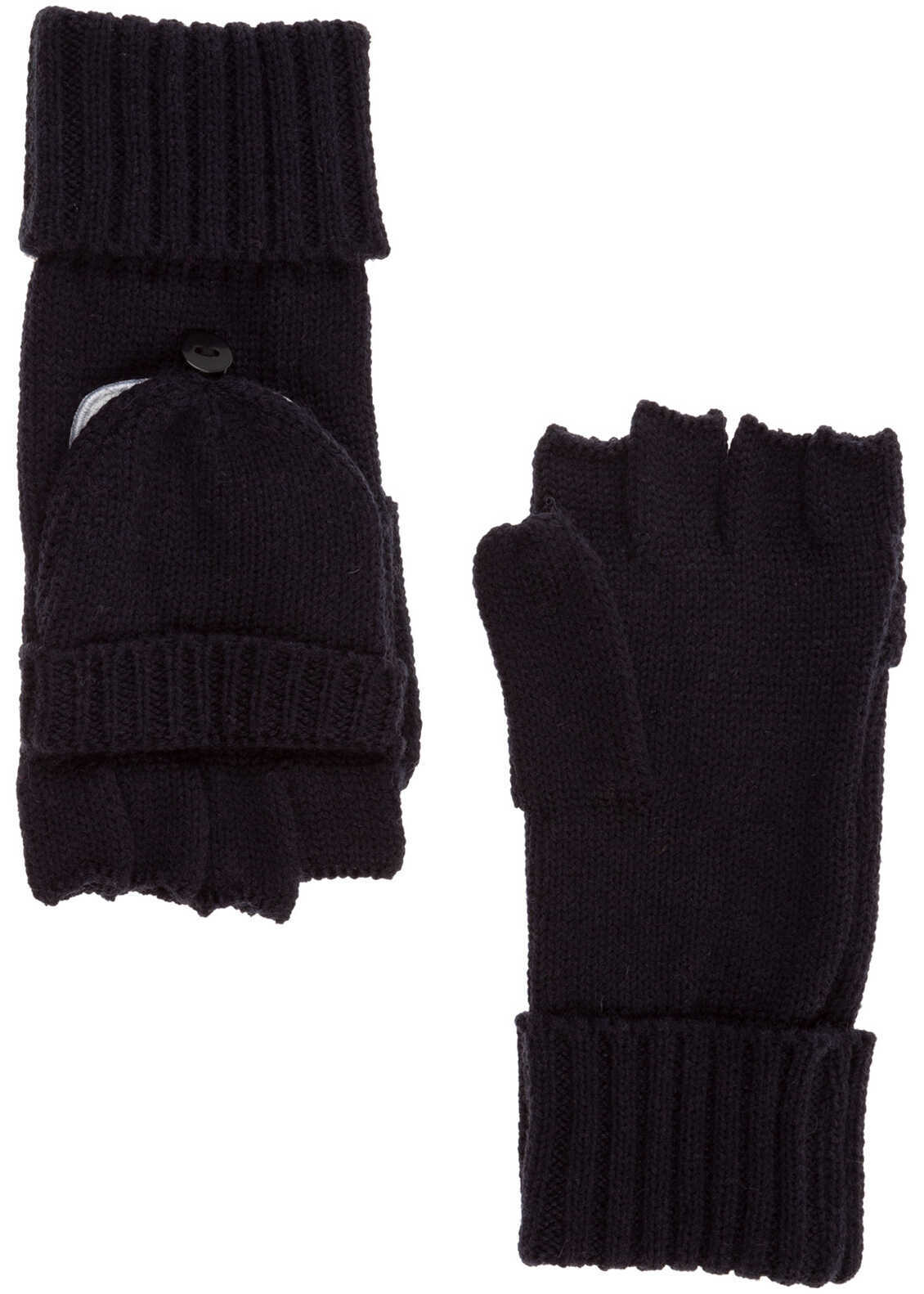 Karl Lagerfeld Wool Gloves K/Ikonik 216W3605 Black