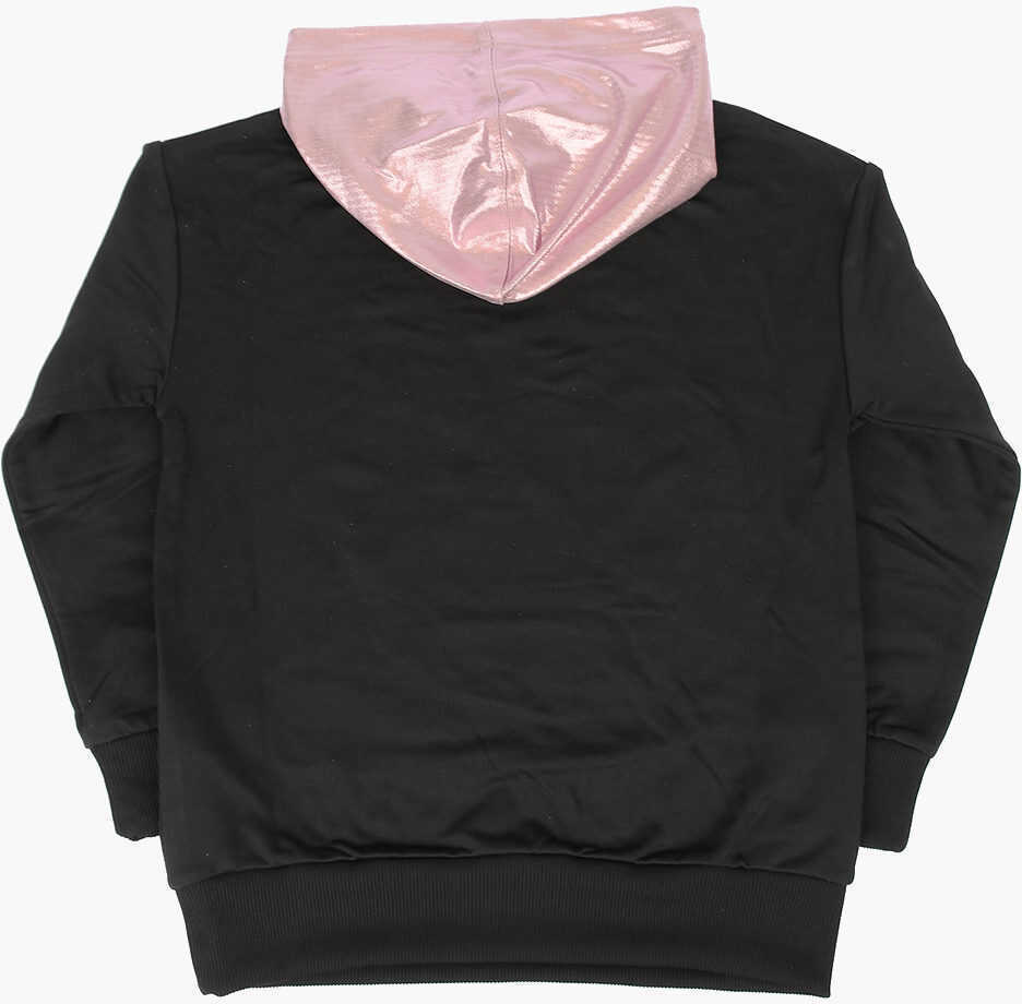 Hanorace Converse All Star Printed Sweatshirt Black Baieti (BM 8605242) 3