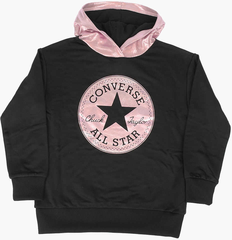 Converse All Star Printed Sweatshirt Black