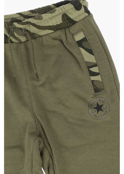 Pantaloni casual Converse Jogger With Camouflage Details Green Baieti (BM 8605245) 2