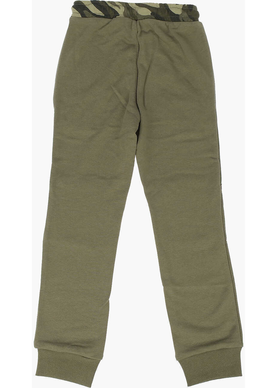 Pantaloni casual Converse Jogger With Camouflage Details Green Baieti (BM 8605245) 3