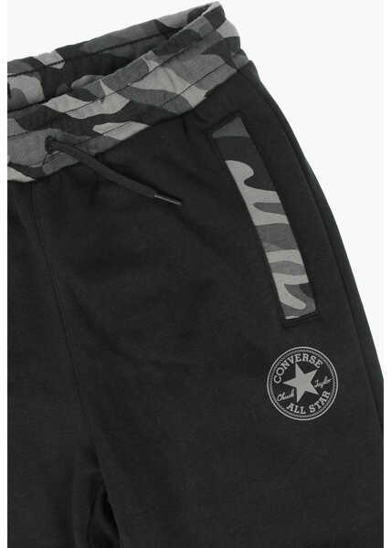 Pantaloni casual Converse Jogger With Camouflage Details Black Baieti (BM 8605248) 2